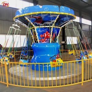 Carrusel de atracciones de feria a precio económico, 12 asientos, juegos de carnaval, columpio para niños, mini <span class=keywords><strong>silla</strong></span> voladora para parque infantil - Product Image 2