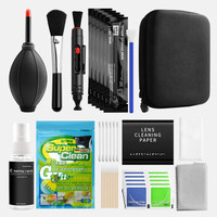 Kit de nettoyage pour appareil photo reflex numérique comprenant des écouvillons pour capteur CMOS compatibles Fujifilm, une solution de nettoyage pour objectif et un étui de transport