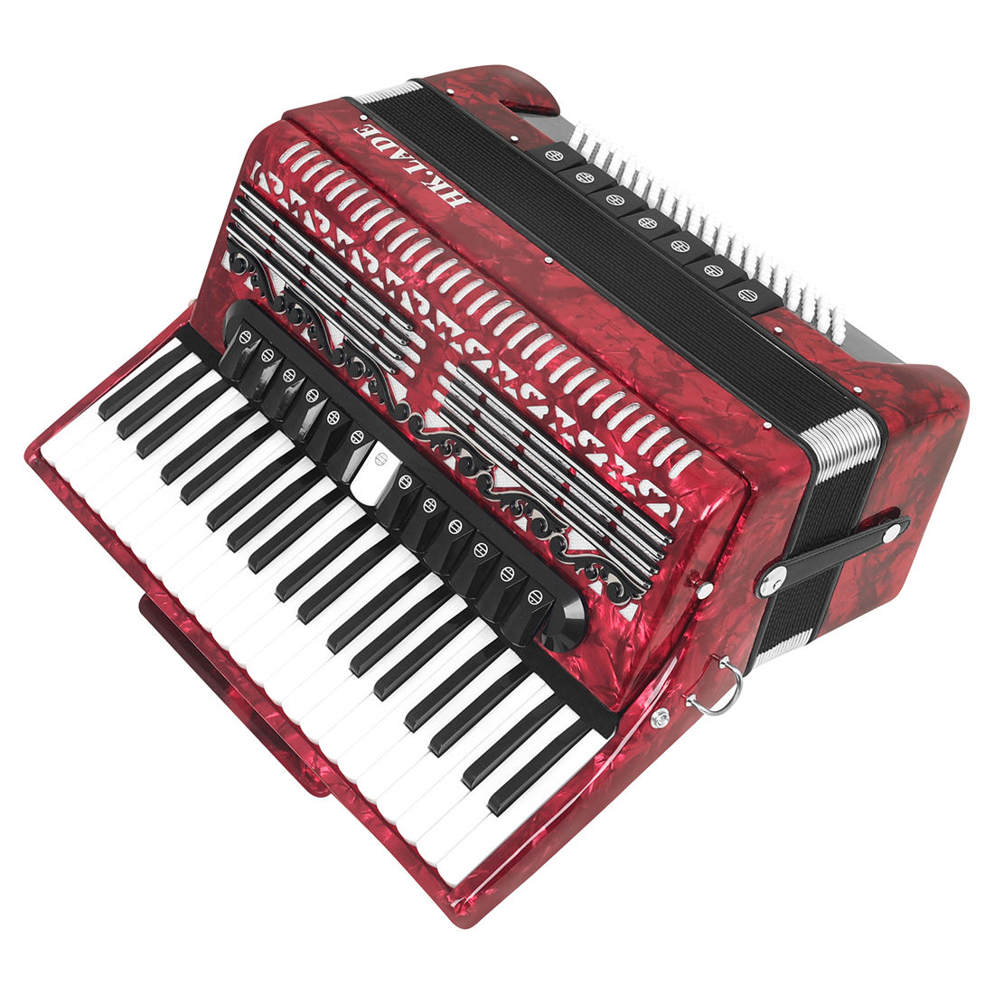ヴィンテージレア品、EXCELSIOR アコーディオン 赤41鍵盤 ヴィンテージ