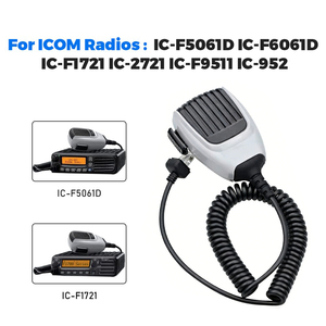 Micrófono PTT Portátil HM-148G de Alta Resistencia para Radios ICF5061D ICF6061D ICF1721 IC2721 ICF9511 IC952 - Product Image 2