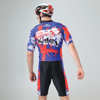 Maillot de vélo à manches courtes personnalisé en gros combinaisons de patinage à roulettes et de cyclisme Onesuits Outfits Set Style