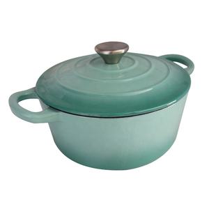 Ensemble de casseroles vertes <span class=keywords><strong>en</strong></span> <span class=keywords><strong>fonte</strong></span> au design moderne et écologique <span class=keywords><strong>Promotion</strong></span> de la cuisine à domicile <span class=keywords><strong>en</strong></span> métal - Product Image 1