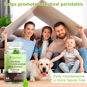 Gummies de mousse de mer OEM : Compléments pour le soutien immunitaire, la digestion et la santé intestinale avec fucus vésiculeux et racine de bardane - Product Image 1