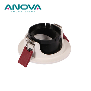 Boîtier en aluminium pour downlight GU10, cadre pour downlight MR16, découpe de 75 mm, cadre pour downlight mural, installation facile - Product Image 2