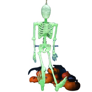Decoraciones de Calaveras Luminosas para Halloween, Esqueletos que Brillan en la Oscuridad, Accesorios Extraños para Celebraciones - Product Image 1