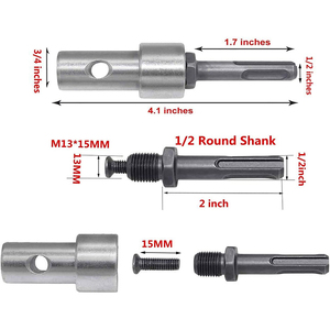 DZ vườn khoan điện khoan adapter phù hợp với dây và không dây khoan <span class=keywords><strong>bit</strong></span> <span class=keywords><strong>SDS</strong></span> cộng với đến 1/2-inch (M13 x 15mm) - Product Image 4