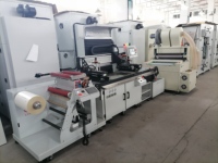 Nueva Impresora de Etiquetas de Transferencia Térmica de Rollo de Alta Velocidad Totalmente Automática LINGTIE con Secador IR/UV de Cama Plana y Área de Impresión Máxima de 600x800mm