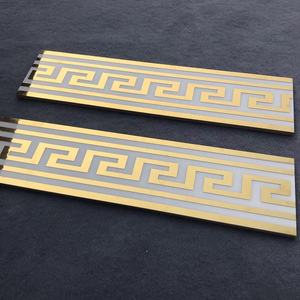 Vestíbulo de <span class=keywords><strong>hotel</strong></span> de lujo Azulejos decorativos de porcelana para suelo de cintura Azulejo de mármol blanco de vena dorada brillante - Product Image 2