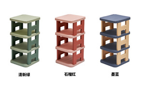 リビングルーム用多機能ホーム収納棚キッチンバスルーム取り外し可能な小さな靴キャビネットPP素材レンタルルーム用 - Product Image 6