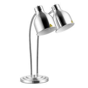 Lámpara de Calor para Alimentos de Acero Inoxidable, Lámpara Eléctrica para Calentar Alimentos, Lámpara de Escritorio para Buffet, Dorada BW222-11 - Product Image 2