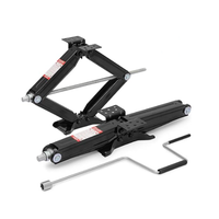 Crics à ciseaux pour remorque de camping-car et de camping-car avec poignée Capacité de 5000lb Stabilisateur de remorque Nivellement Jack Stands