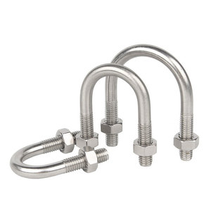 Varillas Roscadas de Metal Galvanizado con Clip en Forma de U DN25 M14 para la Industria General - Product Image 2