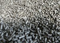 Unités de récupération de solvants à charbon actif cylindrique de 4 mm, haute capacité d'adsorption, décoloration, purification, CTC100 haute pureté