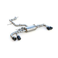 Système d'échappement Catback haute performance pour Audi A3 1.8T 2.0T (2012-2020) Diffuseur en acier inoxydable Tuyaux d'échappement Valvetronic