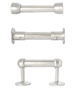 Supports <span class=keywords><strong>de</strong></span> <span class=keywords><strong>fixation</strong></span> <span class=keywords><strong>pour</strong></span> tringles <span class=keywords><strong>de</strong></span> placard en acier inoxydable, tubes ronds, avec base à <span class=keywords><strong>bride</strong></span>, <span class=keywords><strong>pour</strong></span> séchoir à linge et accessoires <span class=keywords><strong>de</strong></span> meubles - Product Image 1