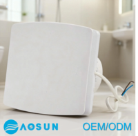 Ventilateurs axiaux muraux OEM ODM 220V 110V avec capteur d'humidité, vente en gros, certificat CE SAA, ventilateur de ventilation
