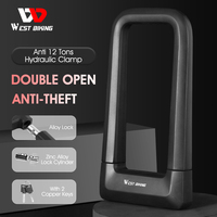 WEST BIKING Antivol en U pour vélo, moto et porte, avec câble et code, antivol à mot de passe en forme de U