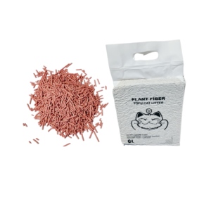 Chine usine nouvelle litière pour chat Tofu goût de pêche écologique lavable vert, <span class=keywords><strong>rose</strong></span>, jaune <span class=keywords><strong>blanc</strong></span> fournitures pour animaux de compagnie - Product Image 3