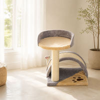 Arbre à chat Arch Cat, tour à chat, griffoir, centre d'activités en peluche pour chats d'intérieur