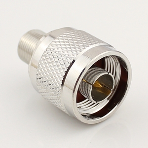 Adaptateur coaxial RF en laiton nickelé, isolé PTFE, <span class=keywords><strong>BNC</strong></span> mâle vers F femelle, adaptateur <span class=keywords><strong>N</strong></span> 50/75 Ohm - Product Image 3