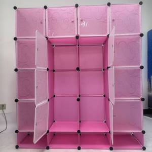 Garde-robe en <span class=keywords><strong>plastique</strong></span> <span class=keywords><strong>Armoire</strong></span> de rangement portable <span class=keywords><strong>bricolage</strong></span> <span class=keywords><strong>Armoire</strong></span> à vêtements pour enfants - Product Image 5