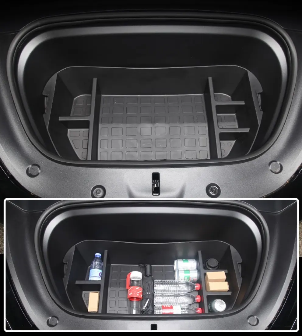 Car Body kit Storage Box Trunk Organizer Front Storage Trunk Lower Rear Trunk Storage Box For Tesla Model Y/3