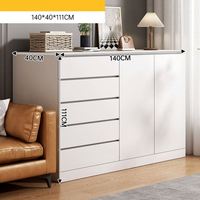 Commode de rangement murale en MDF pour vêtements, chambre et salon, usage domestique, vente en gros