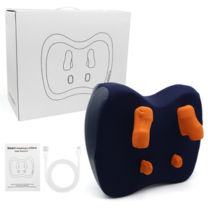 Nuevo Masajeador Eléctrico Shiatsu <span class=keywords><strong>para</strong></span> Cuello, Hombros, Espalda Lumbar, Rodillo <span class=keywords><strong>para</strong></span> Espalda, <span class=keywords><strong>Almohadilla</strong></span> de Masaje Shiatsu Superior e Inferior - Product Image 1