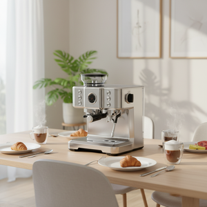 Cafetera Semiautomática de Acero Inoxidable para Espresso y Cappuccino, con Funcionamiento Semiautomático y Fácil de Usar - Product Image 6