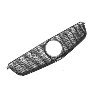 Parrilla Mercedes-Benz C63 estilo barra vertical ABS para modelo W204 2009-2011, pieza de repuesto para parachoques delantero. - Product Image 3