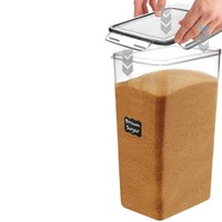 Conteneurs de stockage alimentaire extra-larges de 8,5 L avec couvercle hermétique, pour farine, riz, céréales, pâtes, étanches, sans BPA, écologiques, empilables