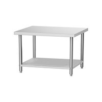 Nouvelle table commerciale en acier inoxydable Table en métal en acier Équipement de restauration Guanbai Tables de préparation et de tri de cuisine en acier inoxydable