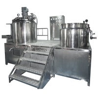 Ligne de production de savon pour petites entreprises, mélangeur émulsifiant sous vide, machine à fabriquer du savon liquide