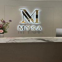 Enseignes publicitaires lumineuses 3D en acier inoxydable pour extérieur, lettres en relief pour magasins