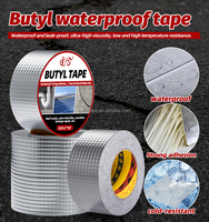 Ruban en butyle, ruban d'étanchéité imperméable, ruban adhésif en aluminium pour toiture métallique, fixation de camping-car, toiture en caoutchouc, scellant pour tuyaux