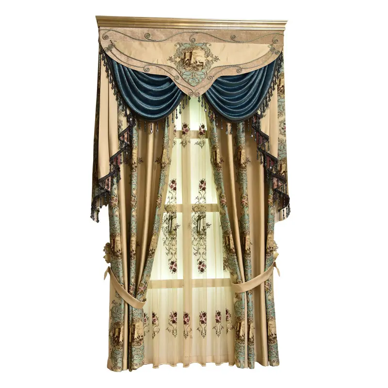 Shop Deals Before They Are Gone 3D Printing Curtains Sheer Curtain Fabric Windows Curtains Living Room Luxury