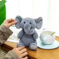 Jouets en peluche personnalisés, poupée éléphant en peluche douce et moelleuse, pendentif de sac à dos mignon, porte-clés en peluche, jouets en peluche adorables
