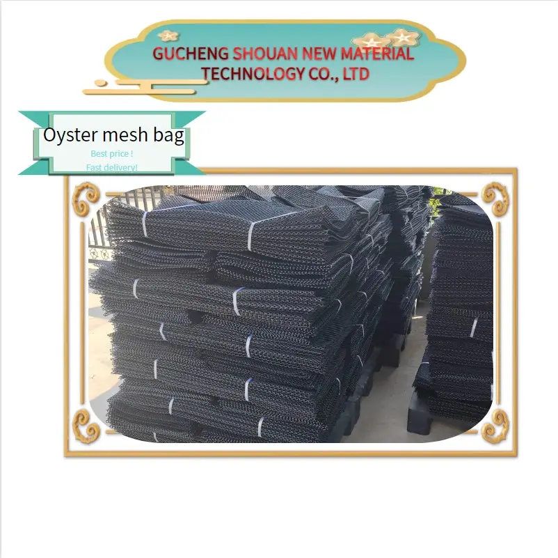Factory hot selling oyster mesh bag/plastic net square and diamond hole