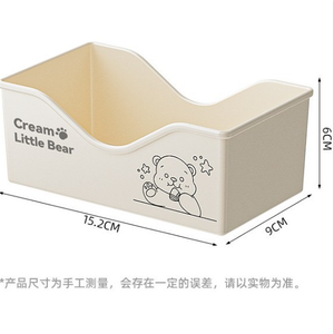 DF 0323 Plato para restos con diseño de oso de peluche de dibujos animados, para el hogar, sala de estar, cocina, plato para aperitivos - Product Image 6