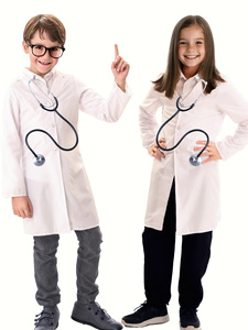 Enfants Doc Costume jeu de <span class=keywords><strong>rôle</strong></span> uniforme ensemble dentiste adulte médecin robe chirurgicale Costume - Product Image 3