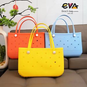 伊娃方形沙滩包欧美轻便开顶时尚DIY大容量镂空女式手提包海边特价 - Product Image 2