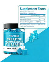 Créatine en Gummies en Gros OEM ODM Production à Haut Volume pour la Masse Musculaire, la Puissance, l'Énergie et la Récupération – Marque Privée