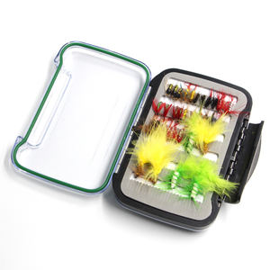 Pêche à la mouche 60 pièces, Kit de boîte d'assortiment fait à la main - Product Image 6