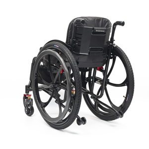 SHIPENG WI5803 Lightweight Aluminum <strong>Manual</strong> Folding Sport <strong>Wheelchair</strong> Rigid Backrest Black 26-inch Shock-absorbing Carbon Fiber - Product Image 2