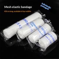 Rouleau de pansement élastique désinfectant jetable PBT-01 450cm EOS, en maille respirante, pour soutien de la cheville et des plaies