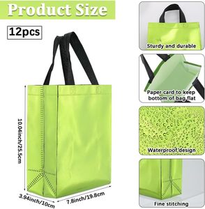 Bolsas de Compra Reutilizables Ecológicas de <span class=keywords><strong>PP</strong></span> No Tejido a Precio Económico al por Mayor, Bolsa de Mano No Tejida con Logotipo Personalizado - Product Image 2
