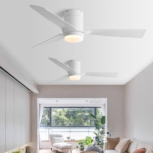 พัดลมเพดานสไตล์เรโทรสไตล์อเมริกันขนาด52นิ้วสำหรับตกแต่งบ้านพร้อมรีโมทควบคุม - Product Image 3