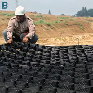 Стабилизатор почвы HDPE пластиковый Geocell для строительства шоссе/пластиковая Geocell, гравийная бетонная травяная брусчатка, сотовая сетка - Product Image 4