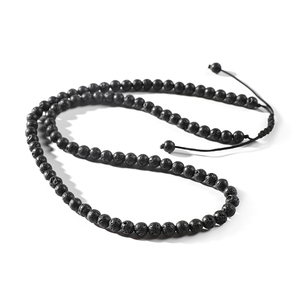 Fatto a mano 6mm macrame multi filo avvolto <span class=keywords><strong>pietre</strong></span> preziose birthstone gioielli <span class=keywords><strong>collana</strong></span> pietra naturale perline per <span class=keywords><strong>uomo</strong></span> donna - Product Image 2