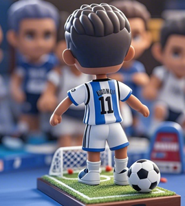 युवा फुटबॉल खिलाड़ियों की अनुकूलित रेसिन नोडिंग गुड़िया-प्रशंसकों के संग्रह के लिए हस्तनिर्मित संग्रह - Product Image 5